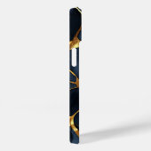 Japans Kintsugi Donkerblauw Case-Mate iPhone Case (Achterkant / Rechts)