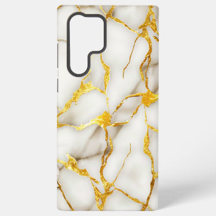 Japans Kintsugi Wit Goud Samsung Galaxy Hoesje