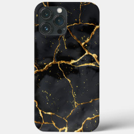 Japans Kintsugi Zwart & Goud iPhone 13 Pro Max Hoesje