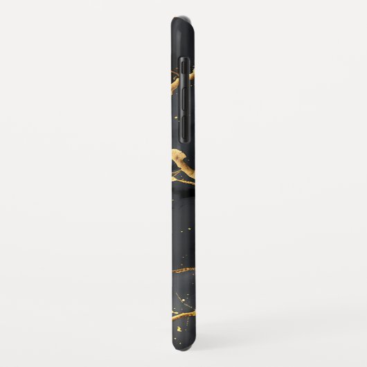 Japans Kintsugi Zwart & Goud Case-Mate iPhone Case (Achterkant/links)
