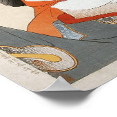 Japans Klassieke Geisha Lady Art afdrukken Poster (Hoek)