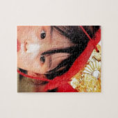 Japans klein meisje met Kimono Legpuzzel (Horizontaal)