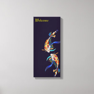 Japans Koi Bruiloft Liefhebbers Canvas Print