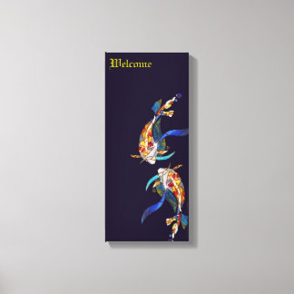Japans Koi Bruiloft Liefhebbers Canvas Print
