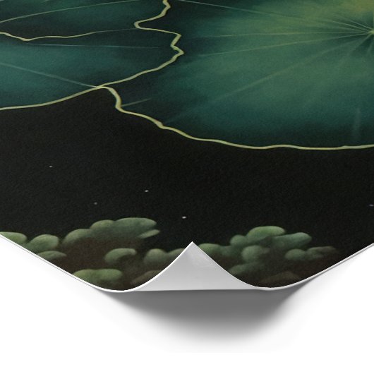 Japans Koi Fish Pond Art Print Poster (Hoek)