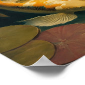 Japans Koi Fish Pond Art Print Poster (Hoek)