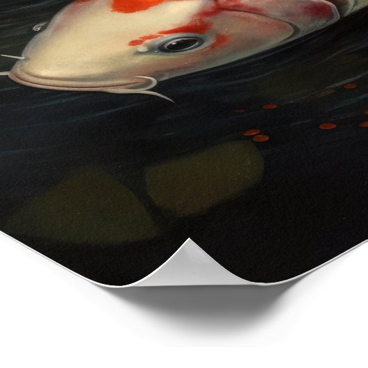 Japans Koi Fish Pond Art Print Poster (Hoek)