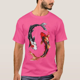 Japans Koi Fish Tattoo Yin Yang Fish T-shirt