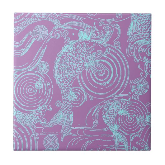 Japans Koi Tegeltje (Voorkant)