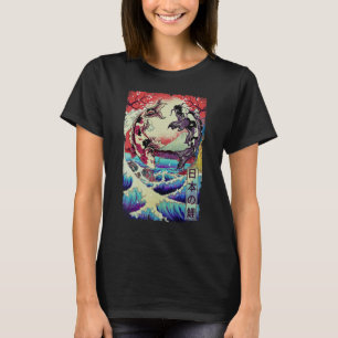 Japans Koi Vissen Grote Golf Van Kanagawa T-shirt