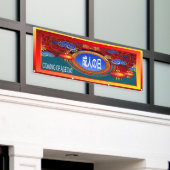 Japans komende dagbanner spandoek (Buitenkant Gebouw)