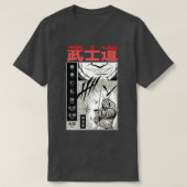 Japans komisch esthetisch anestheem Samurai Manga T-shirt (Design voorkant)