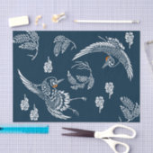 Japans kraanpaar tissuepapier (Craft)