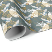Japans  kraanvogelpatroon cadeaupapier (Rol Hoek)