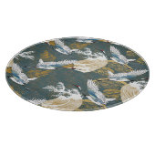 Japans  kraanvogelpatroon snijplank (Hoek)