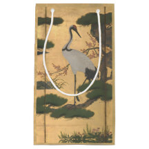 Japans Kraanvogels Gouden Achtergrond Gift Bag