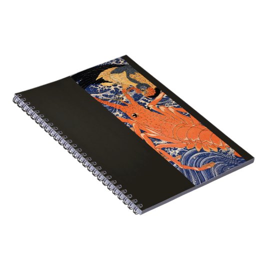 japans kreeft en vogel notitieboek (Rechterzijde)