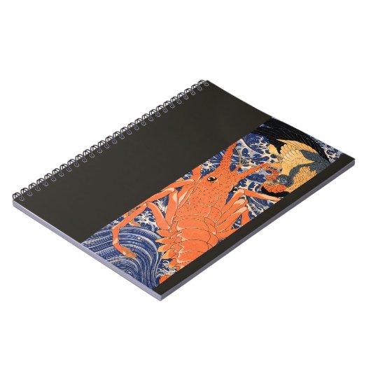  japans kreeft en vogel notitieboek (Linkerzijde)