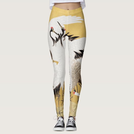 Japans kuddekranen Vogelrijk Classic Leggings (Voorkant)