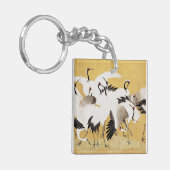 Japans kuddekranen Vogelrijk Classic Sleutelhanger (Voorkant Links)