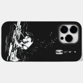  japans kunst bloemblaadjes bestrooi een vlot Case-Mate iPhone case (Achterkant (horizontaal))