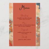  Japans kunst bruiloft menu (Voorkant)