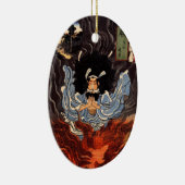 Japans kunstschilderij keramisch ornament (Rechts)