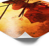 Japans kunstwerk Foto Afdruk (Hoek)