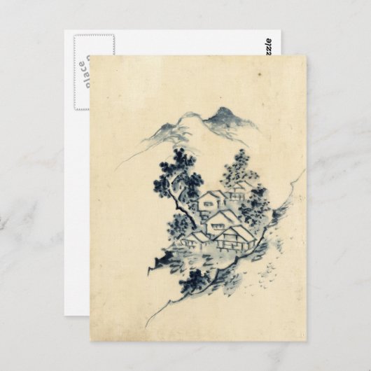 japans landschap briefkaart (Voorkant / Achterkant)