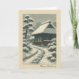 Japans landschap - Kerst Kaart