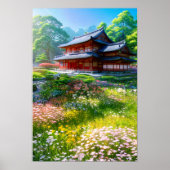 Japans landschap poster (Voorkant)