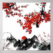 Japans landschap Poster (Voorkant)