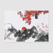 Japans landschap Tissue Paper Tissuepapier (Voorkant)