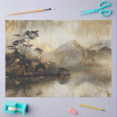 Japans Landschap Tissuepapier (Craft)