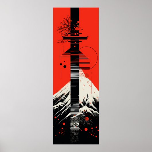 Japans Letters Grafisch Poster (Voorkant)