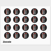 Japans lezen echt makkelijk student citaten gaan f ronde sticker (Vel)
