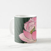 Japans Lotus Bloem -  Fine Art Mok (Voorkant links)