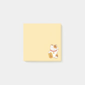 Japans Lucky Calico Cat, Maneki Neko Post-it® Notes (Voorkant)