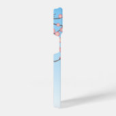 Japans Lucky Cat, Calico Maneki Neko iPhone Hoesje (Rechterkant)