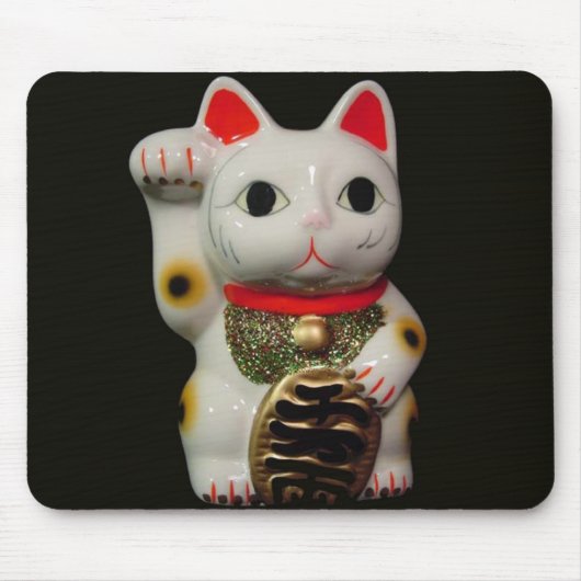 Japans Lucky Cat MANEKI NEKO muispad Muismat (Voorkant)