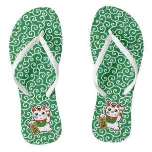 Japans Lucky Cat-Maneki Neko Teenslippers