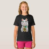 Japans Lucky Cat T-shirt (Voorkant volledig)