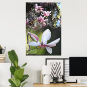 Japans Magnolia 2 Poster -40x60 - of kleiner (Thuiskantoor)