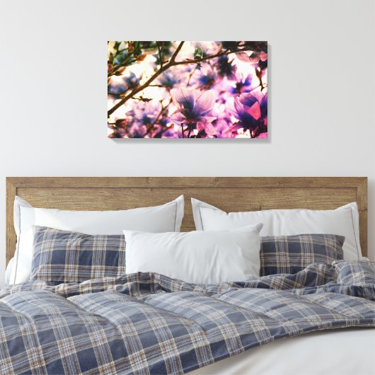 Japans Magnolia Canvas Print (Insitu (Slaapkamer))