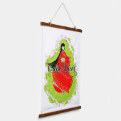 Japans Maiko Carpe Diem Hangend Wandkleed (Gebogen)