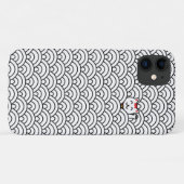 Japans Maneki Neko en Seigaiha telefoongeval Case-Mate iPhone Case (Achterkant (horizontaal))