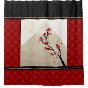 Japans Maple Tree Shower Curtain Douchegordijn
