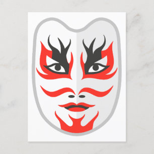 Japans masker briefkaart