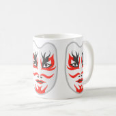 Japans masker koffiemok (Voorkant rechts)