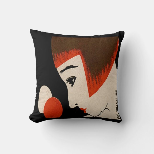  Japans Matchbook Hoesje 1930 Deco Kussen (Voorkant)